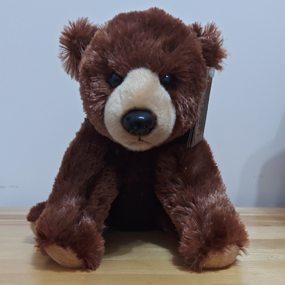 Destination Nation Realistic Brown Bear Plush